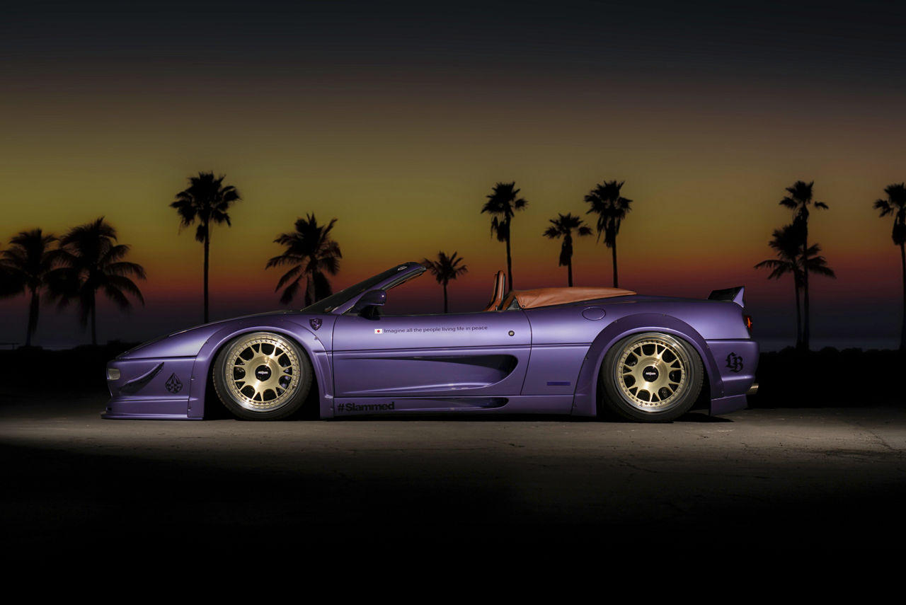 1995 Ferrari F355 Spider - Rotiform TUF-R - Gold | Rotiform